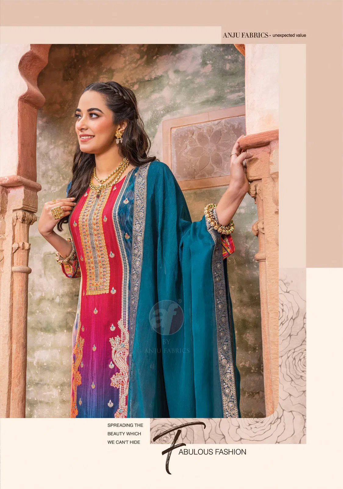 Fiza By Af Heavy Jacquard With Position Printed Readymade Wholesale Shop In Surat